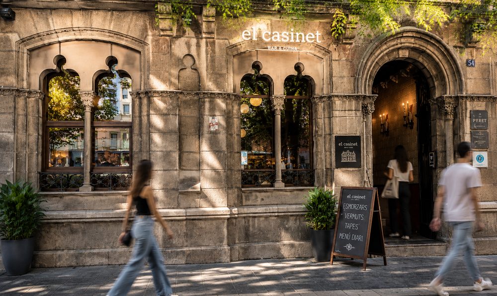Fachada de El Casinet en Manresa